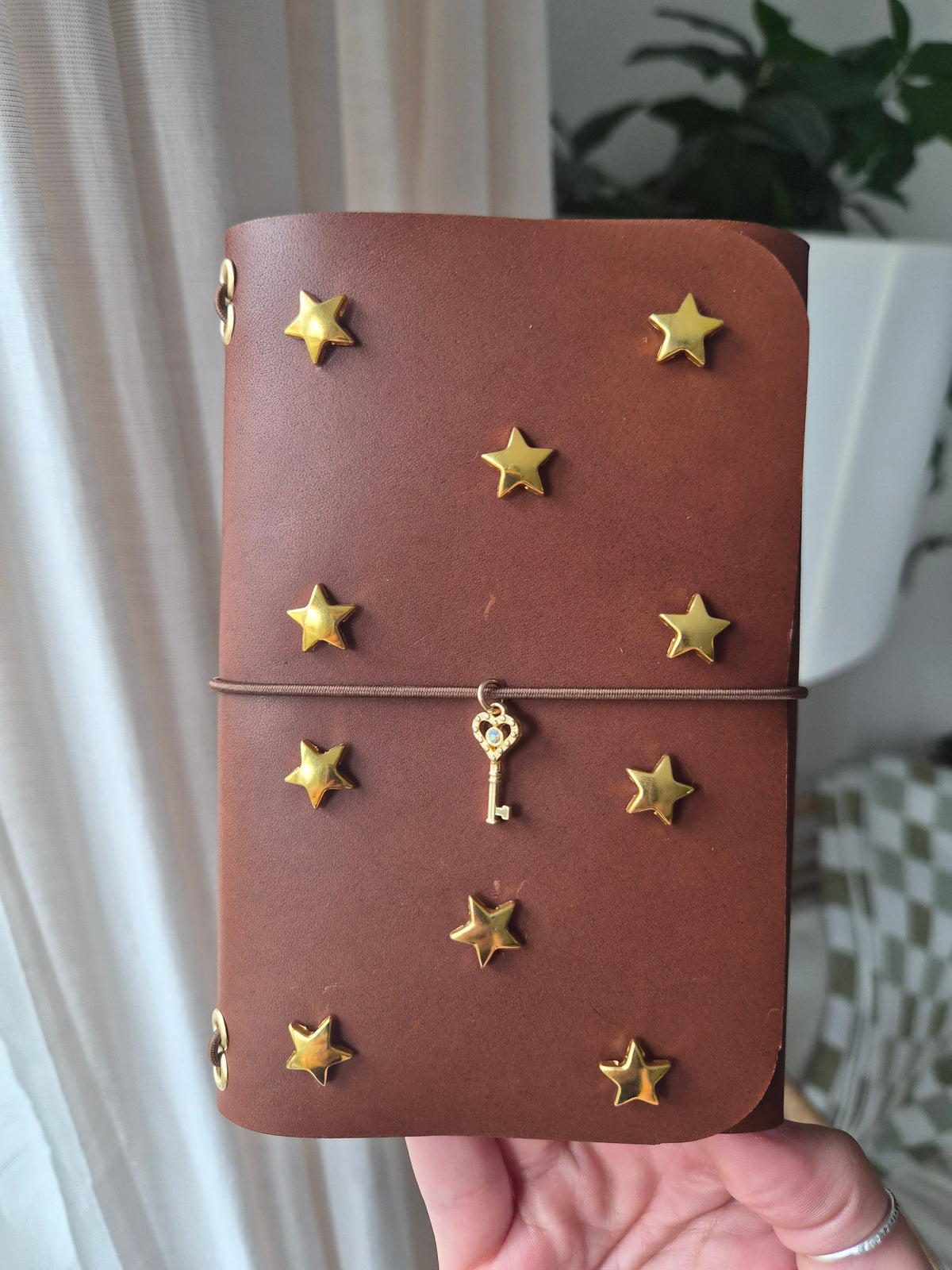 A5 Trifold Leather Journal